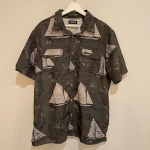 Chaps Vented Outdoor Fishing Mens XL Shirt in Excellent Condition